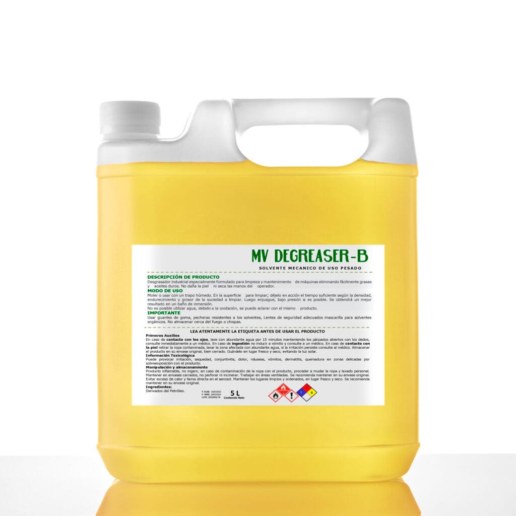 DEGREASER-B , Solvente mecanico economico