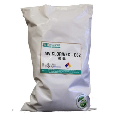 CLORINEX D-62,  (CLORO EN POLVO CONCENTRADO 620.000 ppm)