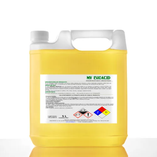 BIOACID, limpiador acido eliminador de sarro y desinfectante
