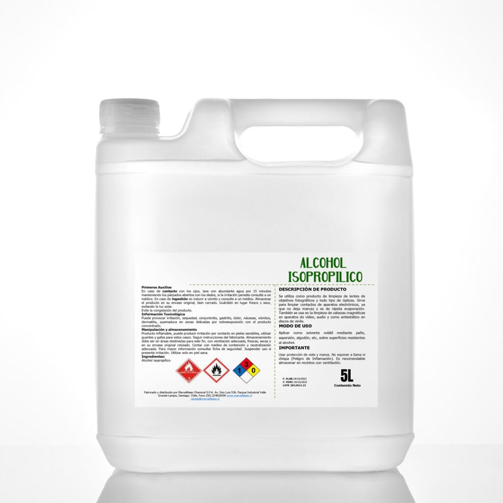 MV. ALCOHOL ISOPROPILICO